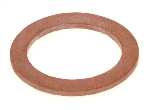 Dichtring aus weichem Material in ringförmiger Form, präsentiert in Braun, für industrielle Anwendungen, möglicherweise von der Marke Bosch.